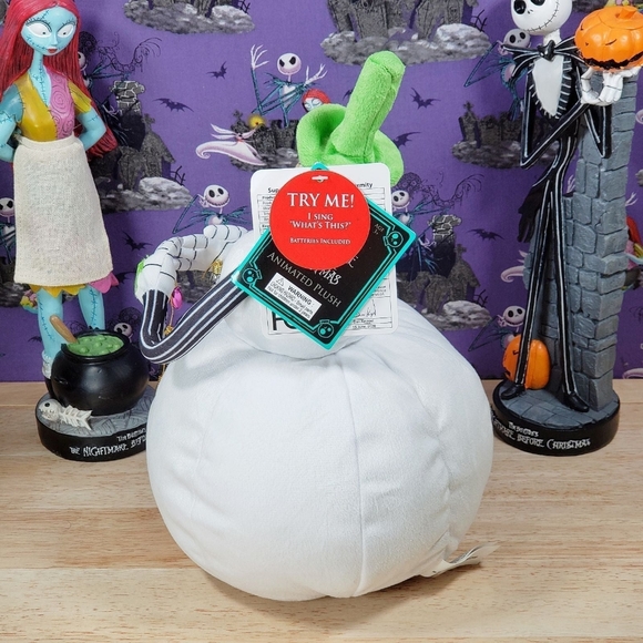 Disney Nightmare Before Christmas SNOWMAN JACK Animated & Musical NBC Plush NWT - Picture 5 of 10